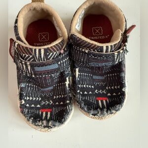 Twisted X Kids Shoes - abstract pattern